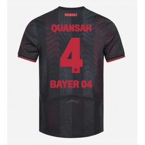 Fotbalové Dres Bayer Leverkusen Jarell Quansah #4 Domácí Oblečení 2025-26 Krátký Rukáv